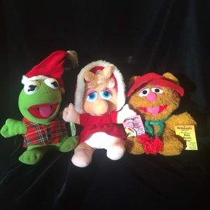 McDonald's Muppet Babies 1988 Kermit, Miss Piggy, Fozzie Bear